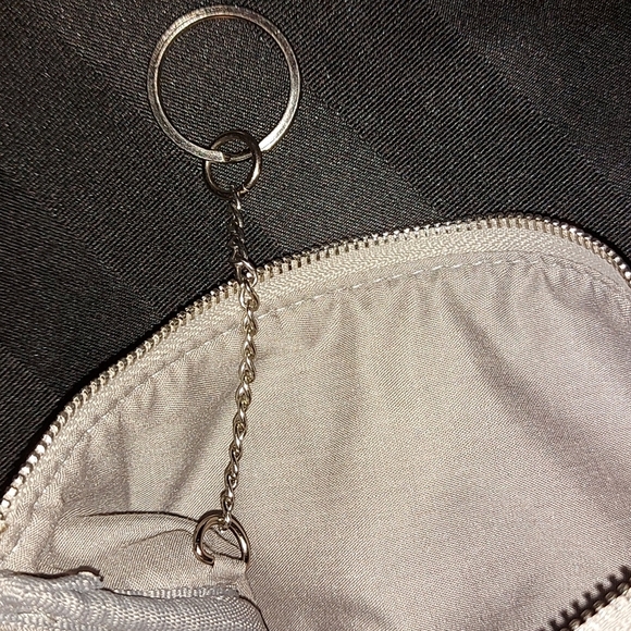 Indigo Small Metallic Faux Leather Pouch - Picture 4 of 4